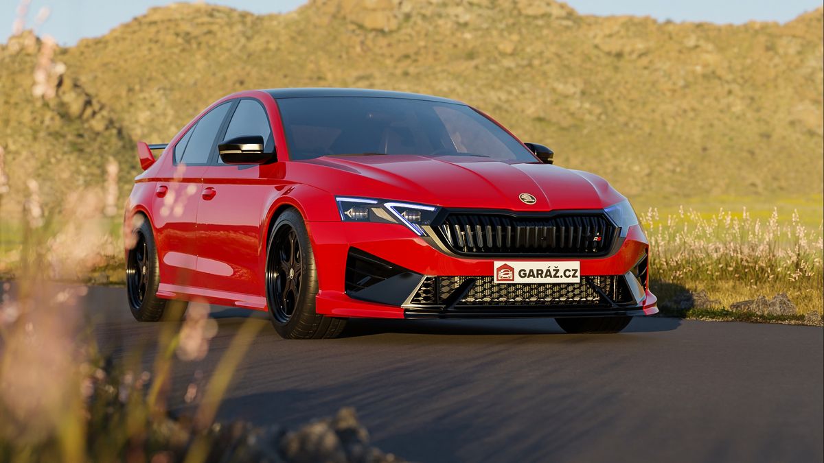 Takto by mohla vypadat Škoda Octavia RS, pokud by se na ni podívali machři z motorsportu. My ji chceme!